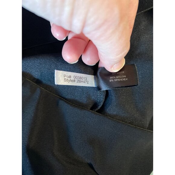 Boston Proper Flared Stretch Pants Size S Black Wide Leg Minimalist Travel - Picture 6 of 9